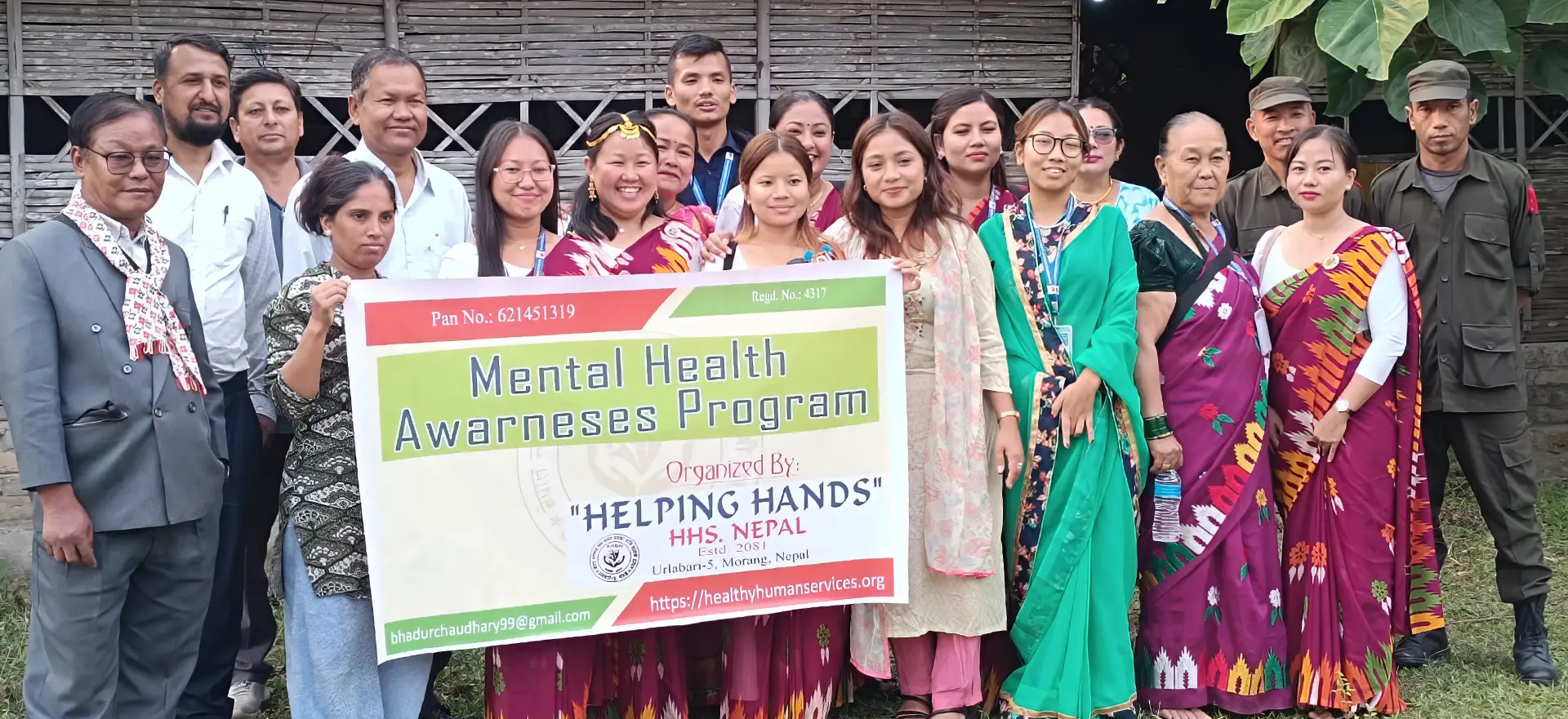 Helping Hands Mental Health Awareness Program team in Nepal